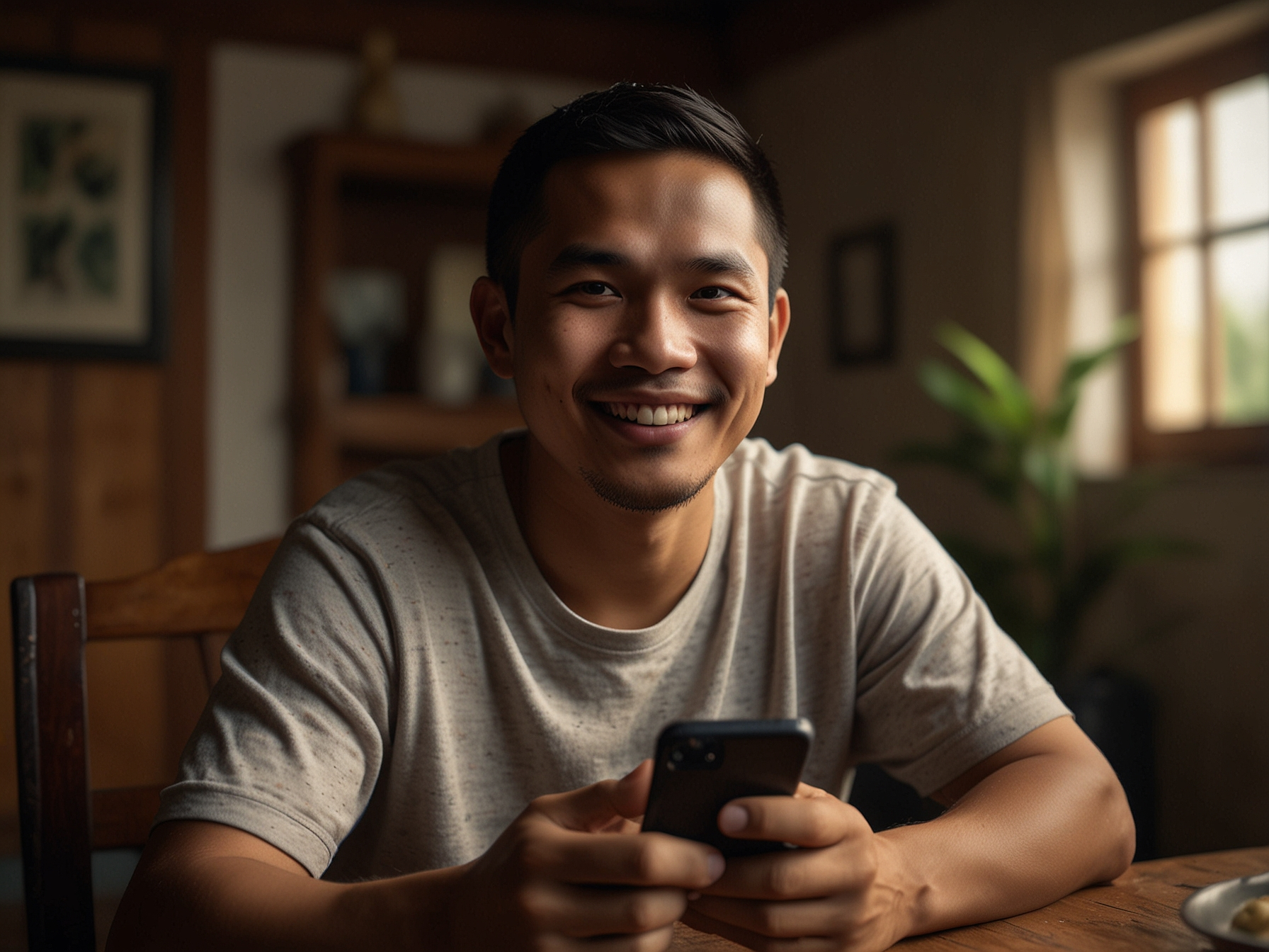 Player claiming welcome bonus on mobile