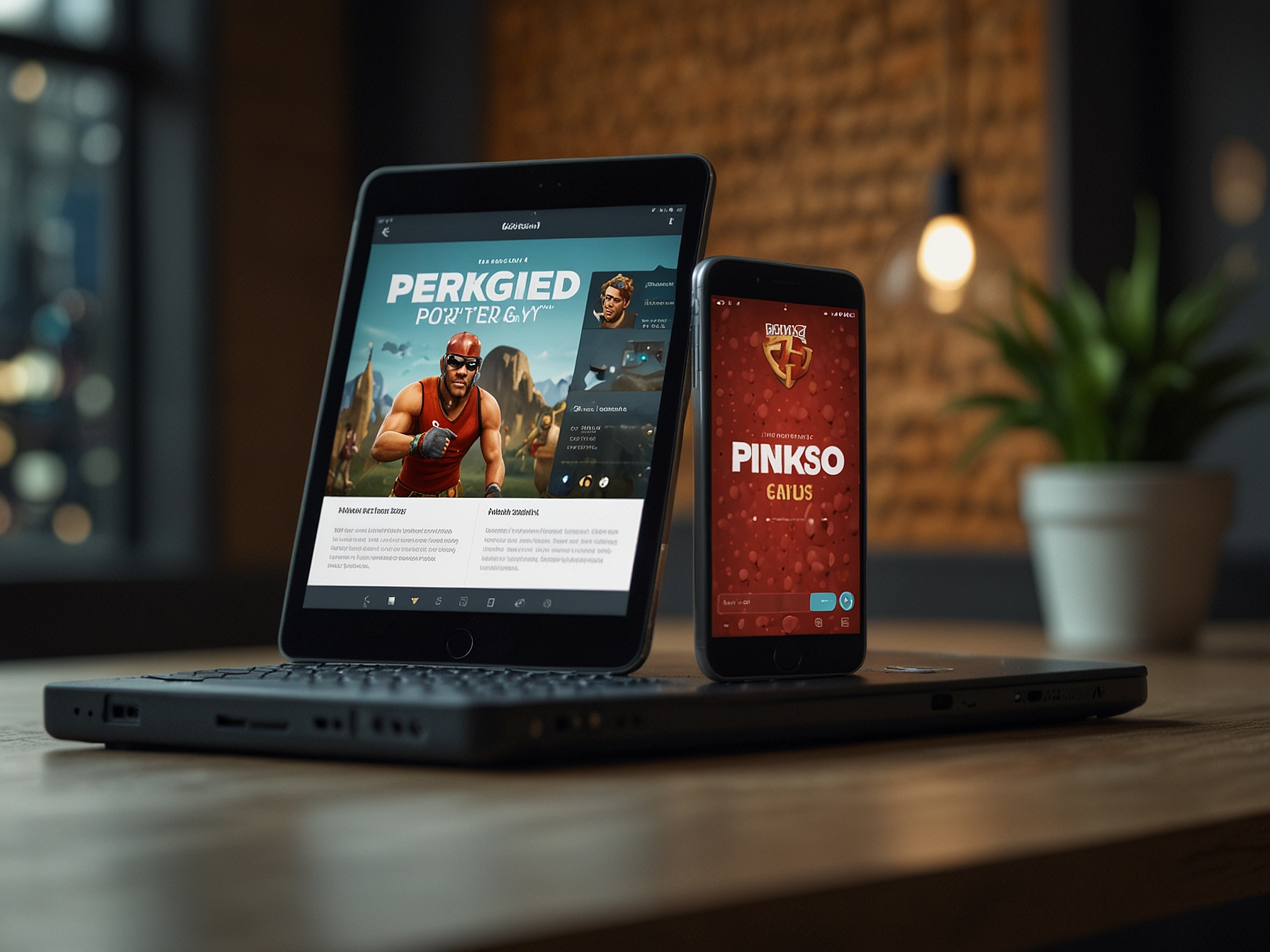 Mobile web interface of Plinko